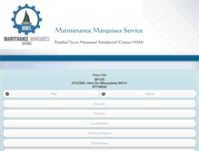 Tablet Screenshot of maintenancemarquises.com